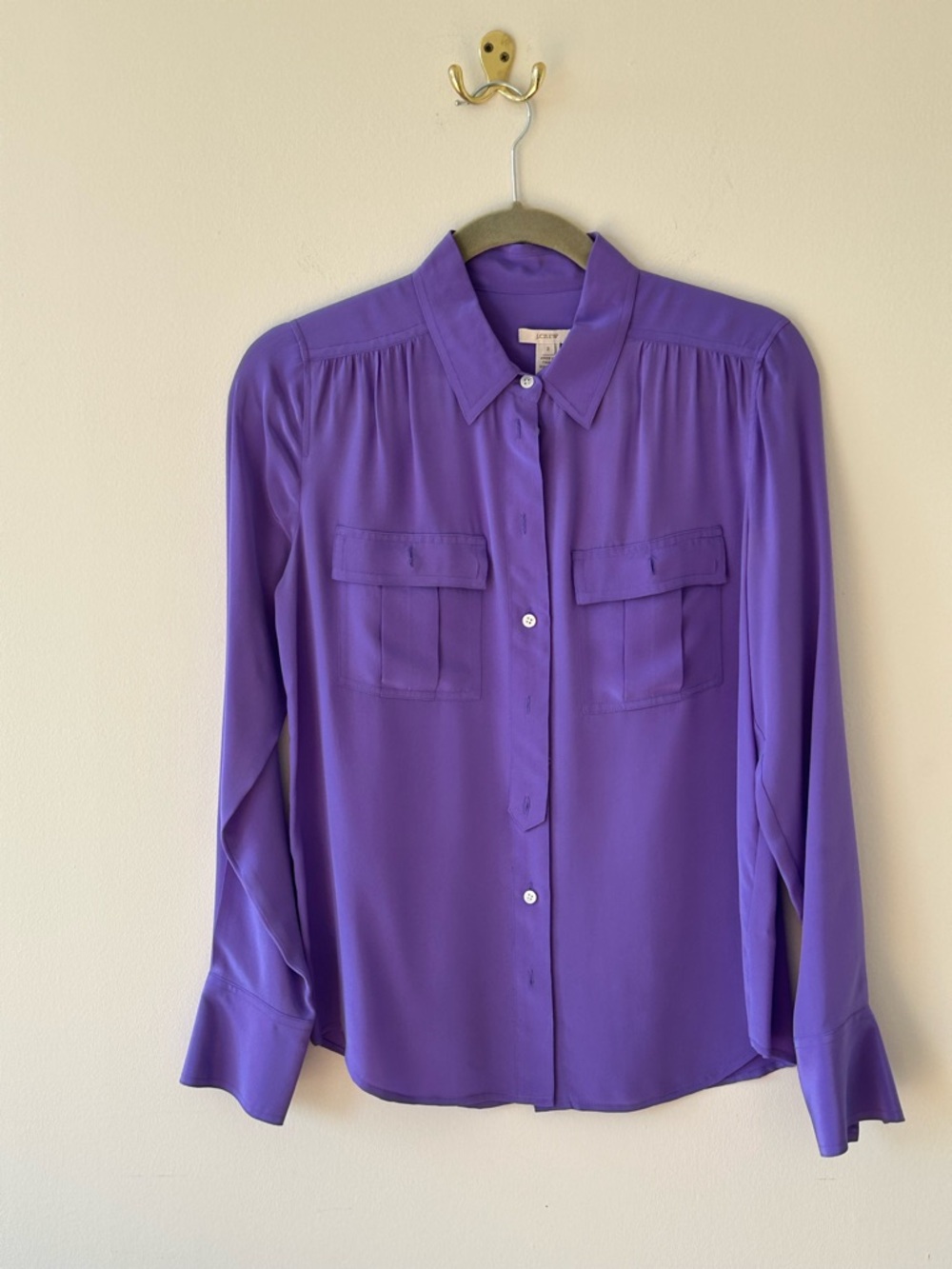 J. Crew Blythe Silk Blouse